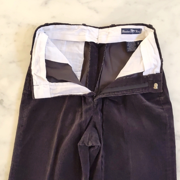 NWOT. Hunters Run High-Waisted Brown Corduroy Straight Leg Pant with 3 pockets. - Picture 4 of 6